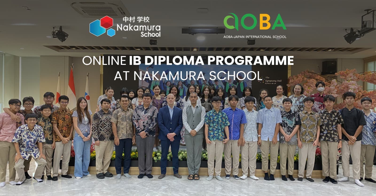 Nakamura School Officially Becomes an Official Online IBDP Study Center of Aoba Japan International School with a Direct Pathway to the IB Diploma and Overseas Universities