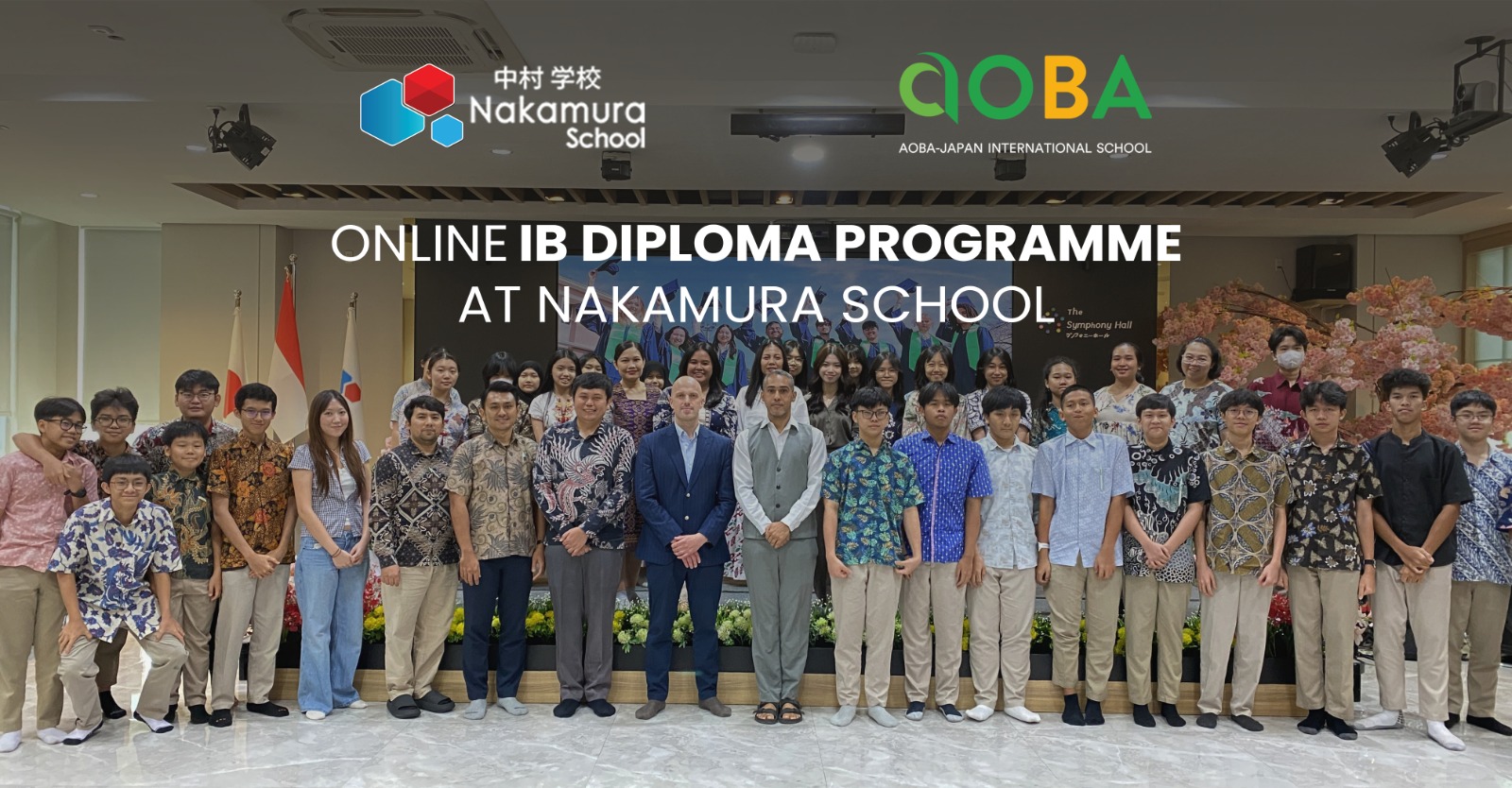 Nakamura School Officially Becomes an Official Online IBDP Study Center of Aoba Japan International School with a Direct Pathway to the IB Diploma and Overseas Universities